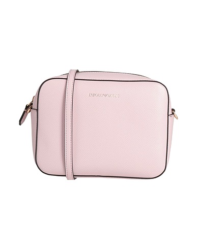 EMPORIO ARMANI Borsa a tracolla Rosa chiaro 100% Poliuretano, Poliestere