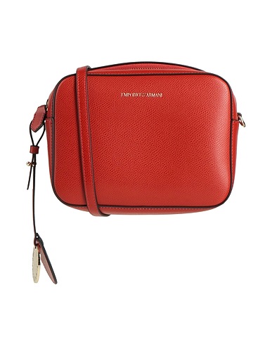 EMPORIO ARMANI Across-body bag Burgundy 100% Polyurethane, Polyester