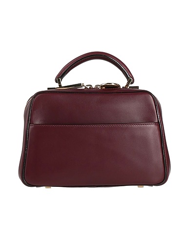 VALEXTRA Handbag Plum 100% Calfskin