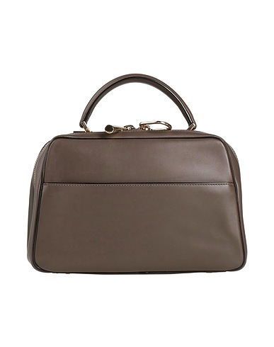 VALEXTRA Handbag Taupe 100% Calfskin
