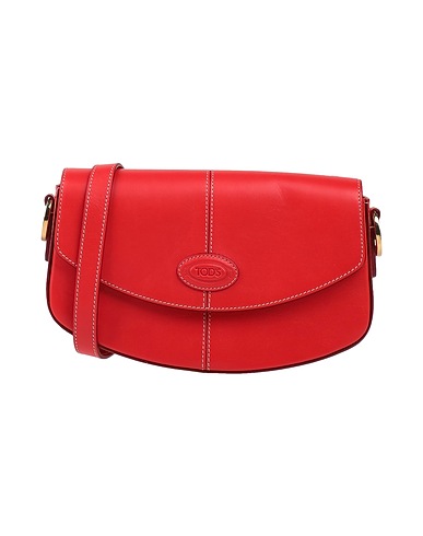 TOD'S Across-body bag Red Calfskin