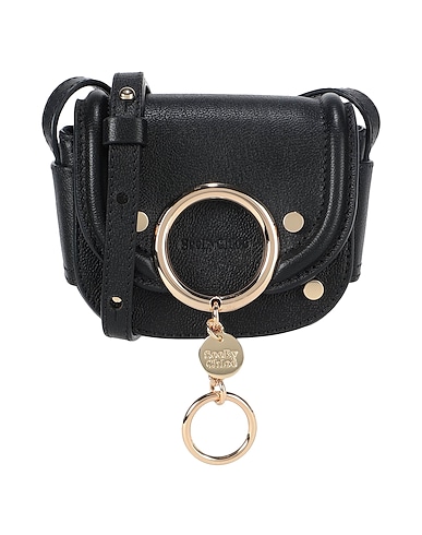 SEE BY CHLOÉ Across-body bag MARA MINI CROSSBODY BAG
 Black 100% Bovine leather