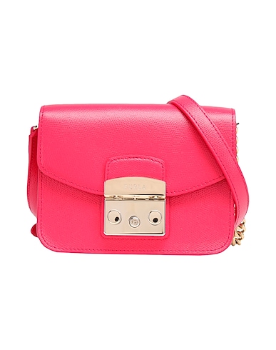 FURLA Bolso con bandolera METROPOLIS MINI CROSSBODY Fucsia 100% Piel