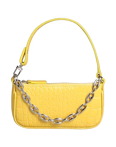 BY FAR Handbag Yellow Bovine leather