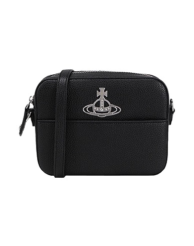 VIVIENNE WESTWOOD Across-body bag Black Recycled polyurethane