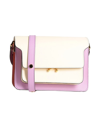 MARNI Cross-body bags Cream Leather