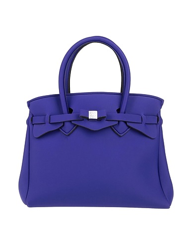 SAVE MY BAG Handbag Bright blue 50% PEEK (Polyether - Ether - Ketone), 40% Polyamide, 10% Elastane