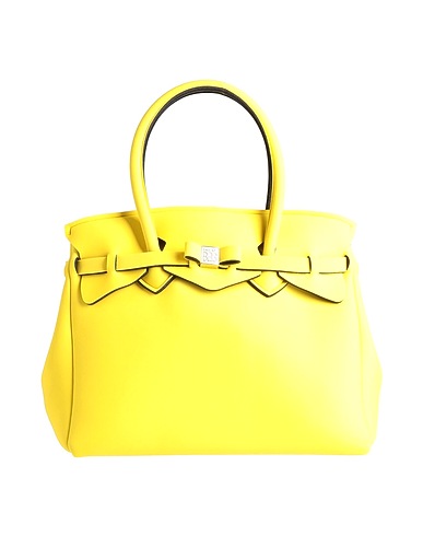 SAVE MY BAG Handbag Pastel yellow 50% PEEK (Polyether - Ether - Ketone), 40% Polyamide, 10% Elastane
