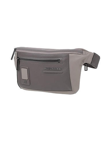PIQUADRO Belt Bags Grey Soft Leather
