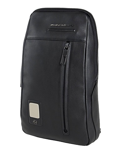 PIQUADRO Rucksacks Black Cow leather