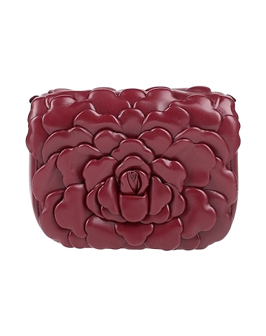 VALENTINO GARAVANI Cross-body bags Burgundy Kidskin