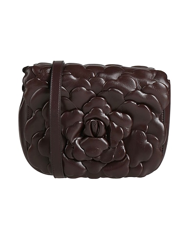 VALENTINO GARAVANI Across-body bag Dark brown Kidskin