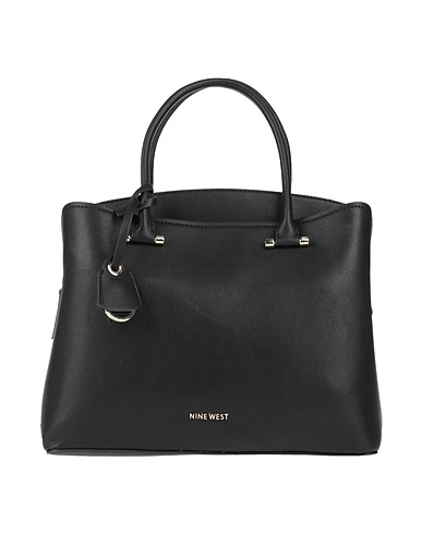 NINE WEST ハンドバッグ ブラック ポリウレタン 100%