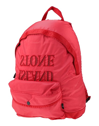 STONE ISLAND JUNIOR Zaini & Marsupi Rosso 100% Poliammide, Resina poliuretanica
