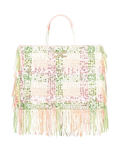 ELISABETTA FRANCHI Borsa a mano Rosa 100% Cotone, Viscosa