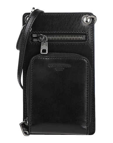 DOLCE&GABBANA クロスボディバッグ ブラック 革