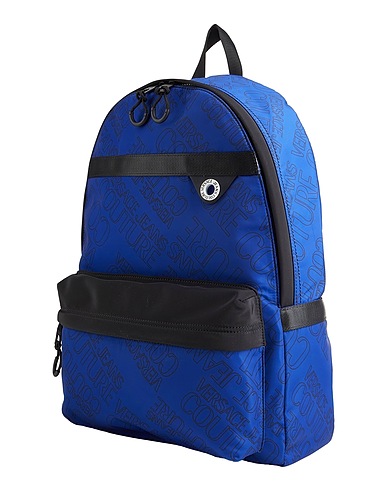 VERSACE JEANS COUTURE Rucksacks Bright blue Nylon