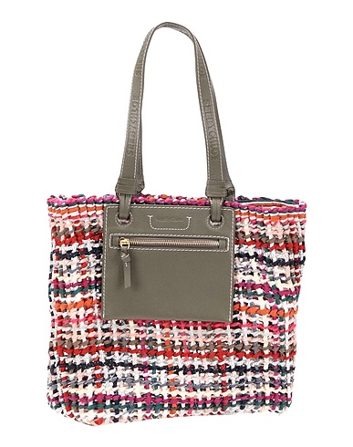 SEE BY CHLOÉ Handtasche Militärgrün 86% Baumwolle, 14% Andere Fasern, Rindsleder