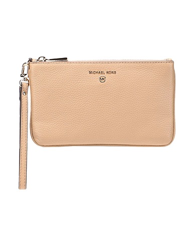 MICHAEL MICHAEL KORS Handbag MD TZ WRISTLET
 Camel 100% Bovine leather
