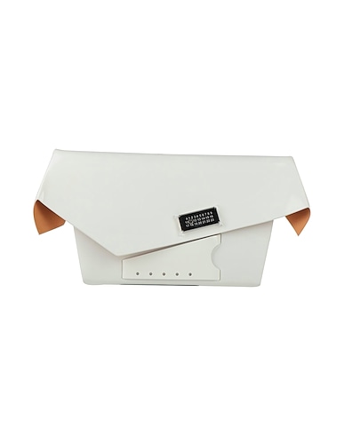 MAISON MARGIELA Handbag White Bovine leather, Polyester
