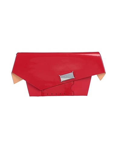 MAISON MARGIELA Handtasche Rot Rindsleder, Polyester