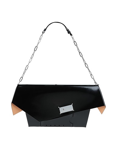 MAISON MARGIELA Handbag Black Bovine leather, Polyester
