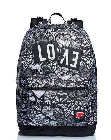 SEVEN Backpack & fanny pack Black 100% Polyester