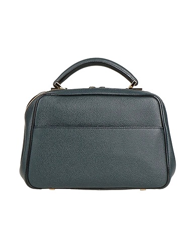 VALEXTRA Handbag Midnight blue 100% Calfskin