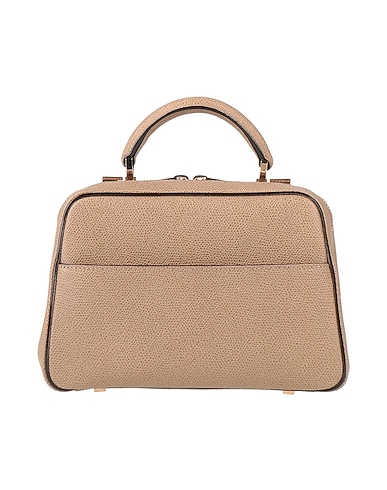 VALEXTRA Handbag Khaki 100% Calfskin