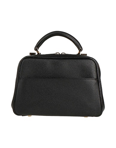 VALEXTRA Handbag Black 100% Calfskin