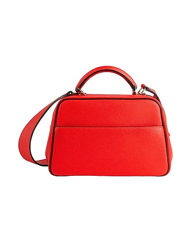 VALEXTRA Handbag Red 100% Calfskin