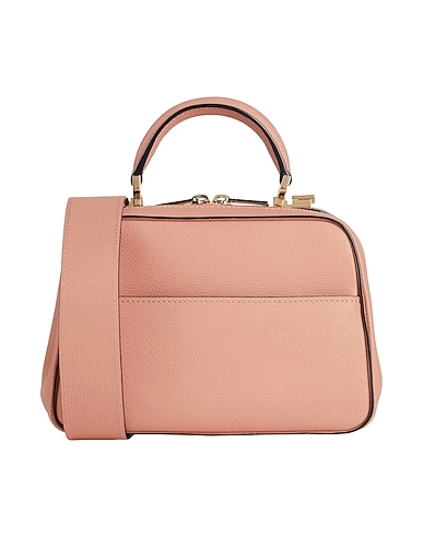 VALEXTRA Handbag Light pink 100% Calfskin