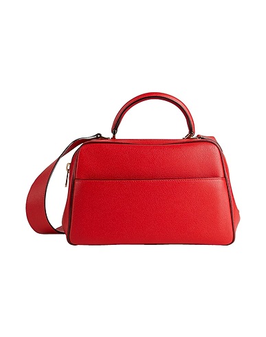 VALEXTRA Borsa a mano Mattone 100% Pelle di vitello