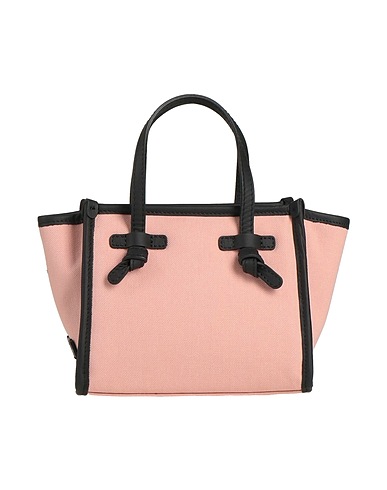 GIANNI CHIARINI Handbag Blush Soft Leather, Textile fibres