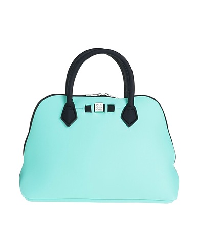 SAVE MY BAG Handbag Emerald green 50% PEEK (Polyether - Ether - Ketone), 40% Polyamide, 10% Elastane