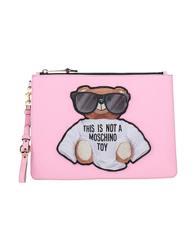 MOSCHINO Handbag Pink Textile fibres