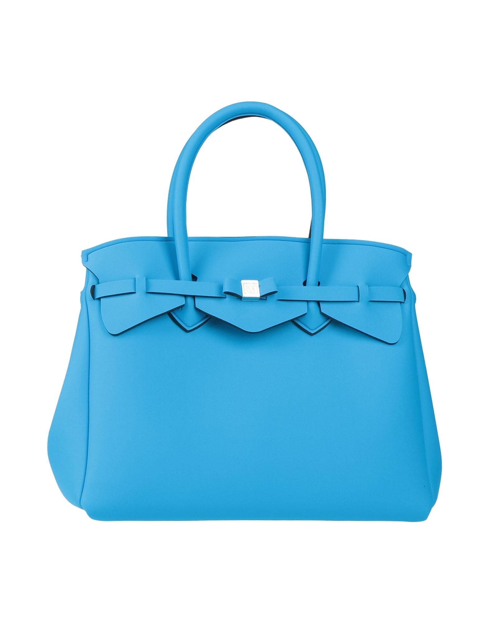 【SAVE MY BAG】ハンドバッグ ダブルハンドル【送料関税無料】 SAVE MY BAG | ハンドバッグ ターコイズブルー レディース | YOOX
