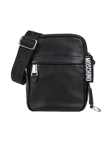 MOSCHINO Cross-body bags Black Soft Leather