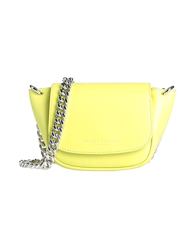 SIMON MILLER Cross-body bags Lime green 100% Bovine leather