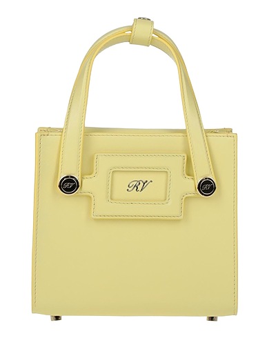 ROGER VIVIER Handbag Yellow Calfskin