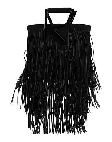 ROGER VIVIER ハンドバッグ ブラック 革（なめし加工）
