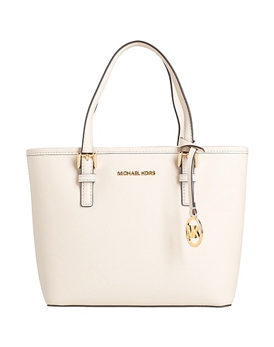 MICHAEL MICHAEL KORS Handbag Cream Soft Leather