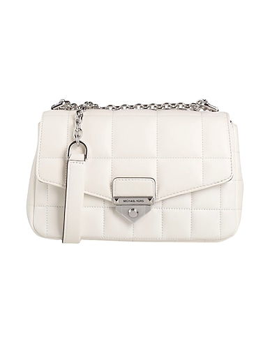 MICHAEL MICHAEL KORS Across-body bag LG CHAIN SHOULDER
 Ivory 100% Lambskin
