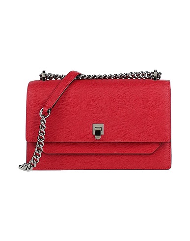 VALEXTRA Cross-body bags Red 100% Calfskin