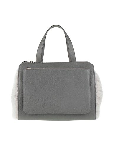 VALEXTRA Handbag Leather, Shearling