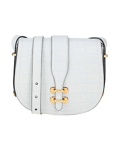 ALBERTA FERRETTI Across-body bag White Soft Leather