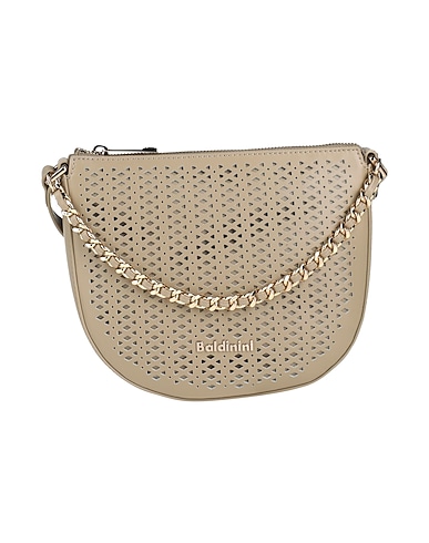 BALDININI Handbag Beige 80% Calfskin, 20% PVC - Polyvinyl chloride