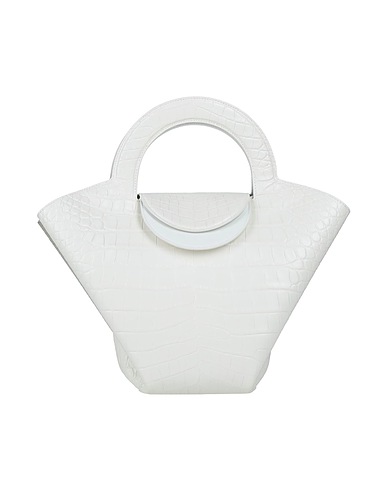 BOTTEGA VENETA Handbag White Soft Leather