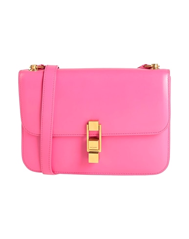 SAINT LAURENT Across-body bag Pink Bovine leather, Brass