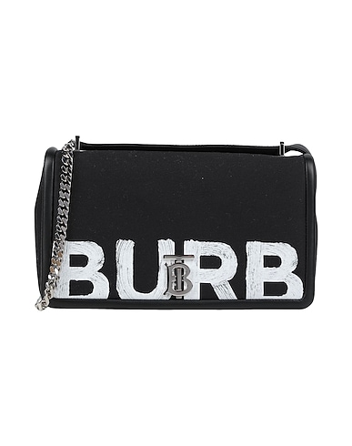 BURBERRY Umhängetasche Schwarz Gewebefasern